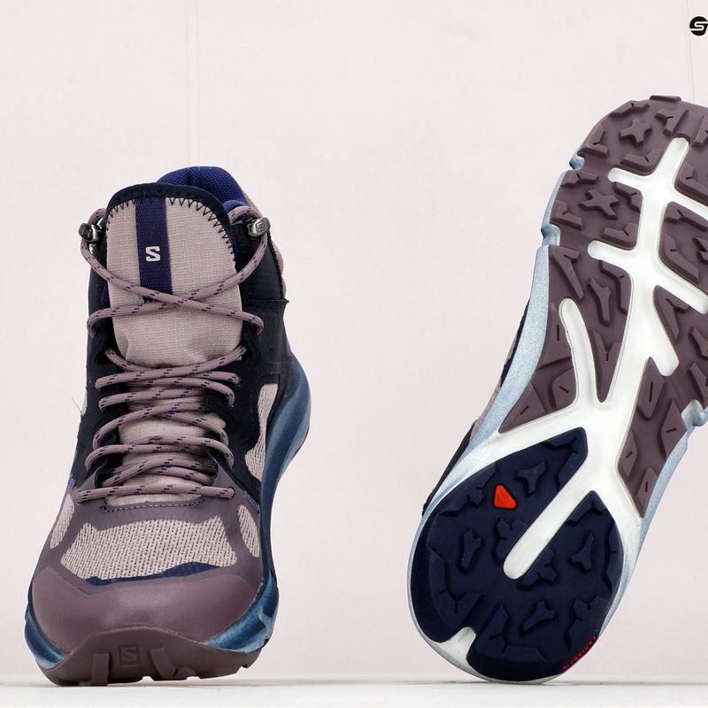 Salomon Predict Hike Mid GTX női túrabakancs lila L41737000 21