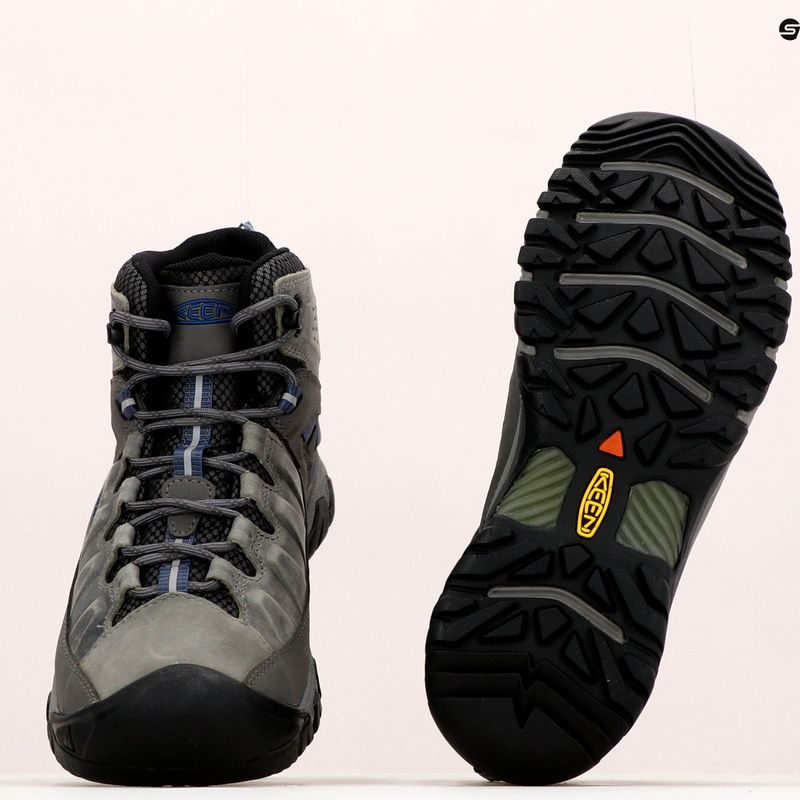 KEEN Targhee III Mid férfi trekking cipő szürke 1026862 20