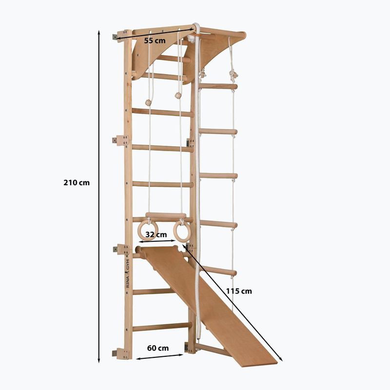 RINAGYM ECO-PINE+SLIDE torna létra 7