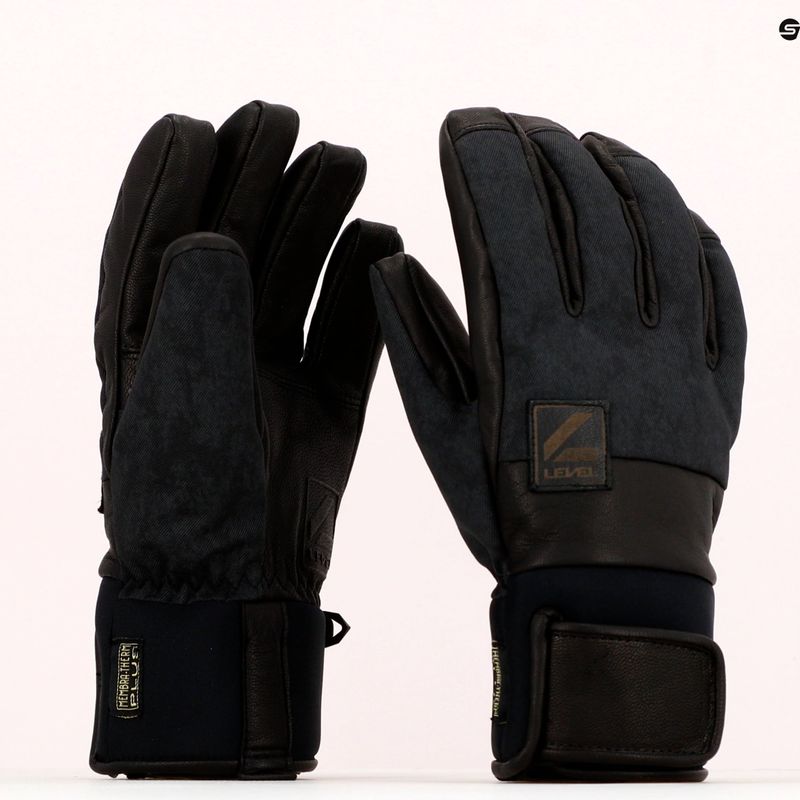 Férfi snowboard kesztyű Level Rover fekete 2220 7