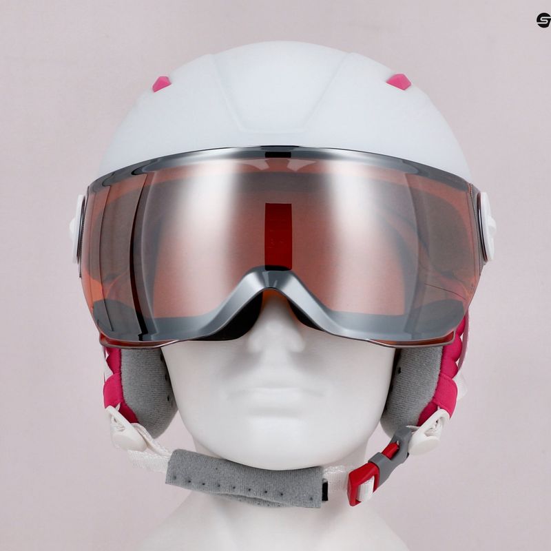 HEAD Maja Visor S2 gyermek síbukósisak fehér 328172 11