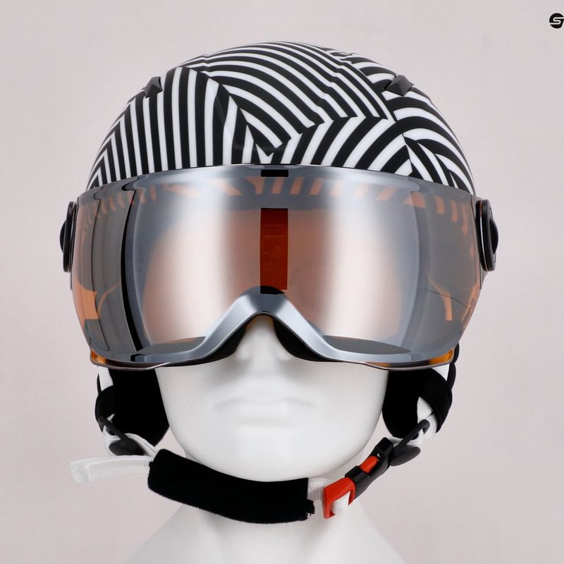 HEAD Mojo Visor S2 gyermek síbukósisak fehér és fekete 328152 11