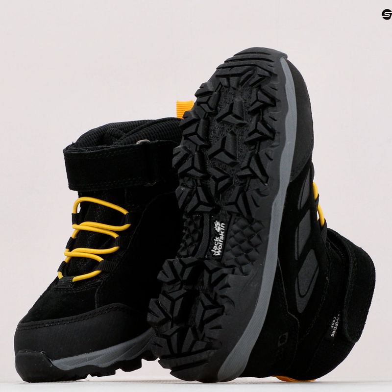 Jack Wolfskin Vojo Lt Texapore Mid gyermek túrabakancs fekete 4054021 11