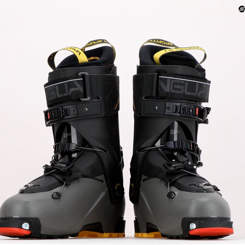 Férfi La Sportiva Vanguard szürke-sárga skit csizma 89D900100 18