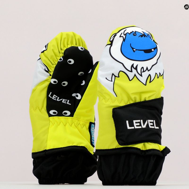 Gyermek snowboard kesztyű Level Animal Mitt kék-piros 4174 5