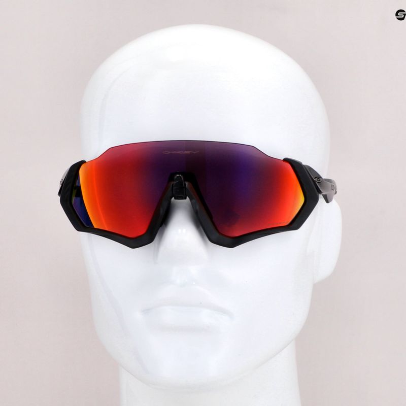 Oakley Flight Jacket kerékpáros szemüveg fekete-ibolya 0OO9401 7
