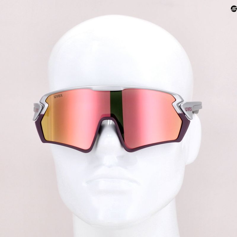 Kerékpáros szemüveg UVEX Sportstyle 231 ezüst-ibolya S5320655316 12