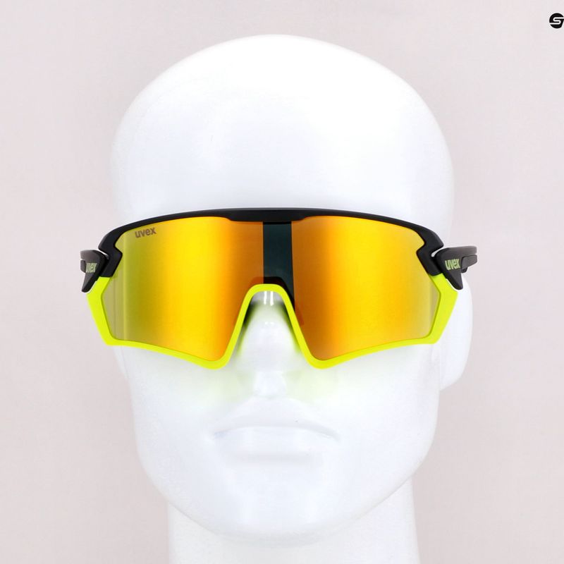 Kerékpáros szemüveg UVEX Sportstyle 231 fekete/zöld S5320652616 7