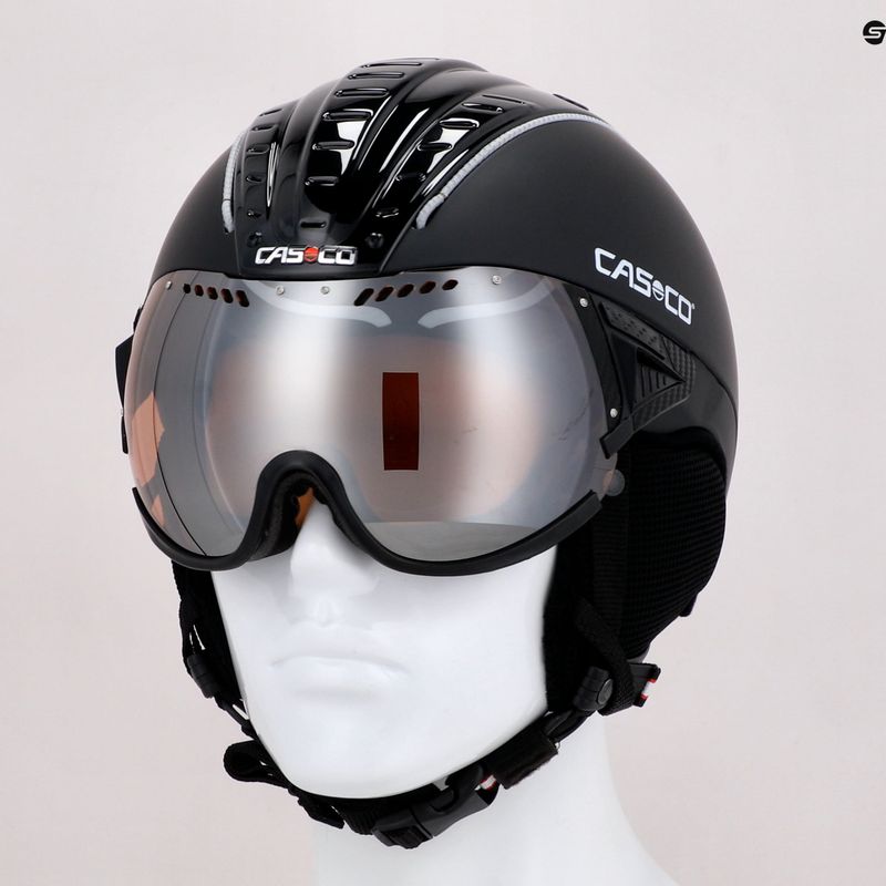 CASCO síbukósisak SP-2 Carbonic Visor fekete 07.3732 11