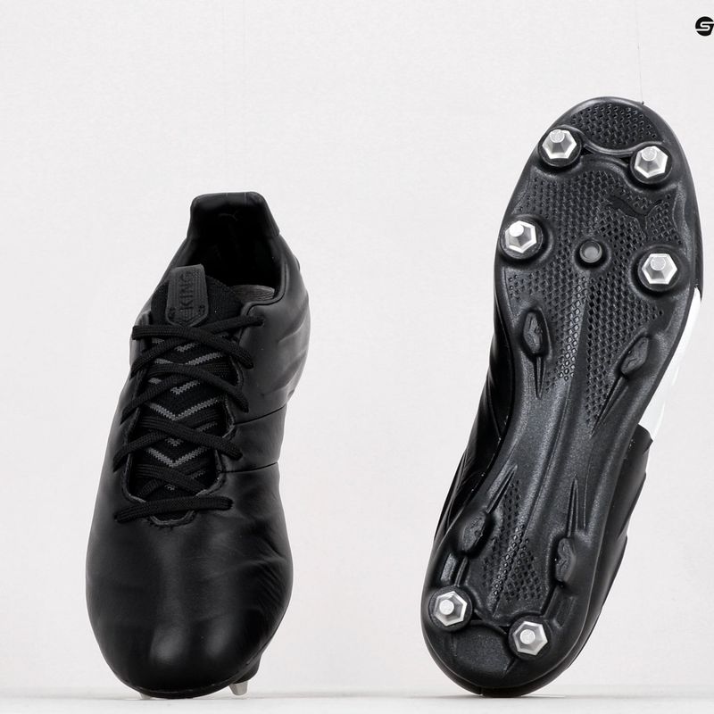 PUMA King Platinum 21 MXSG férfi futballcipő fekete-fehér 106545 01 10