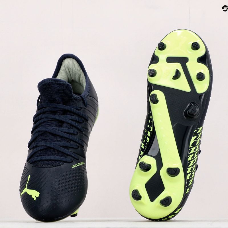 PUMA Future Z 4.4 FG/AG Jr gyermek futballcipő fekete-zöld 107014 01 9
