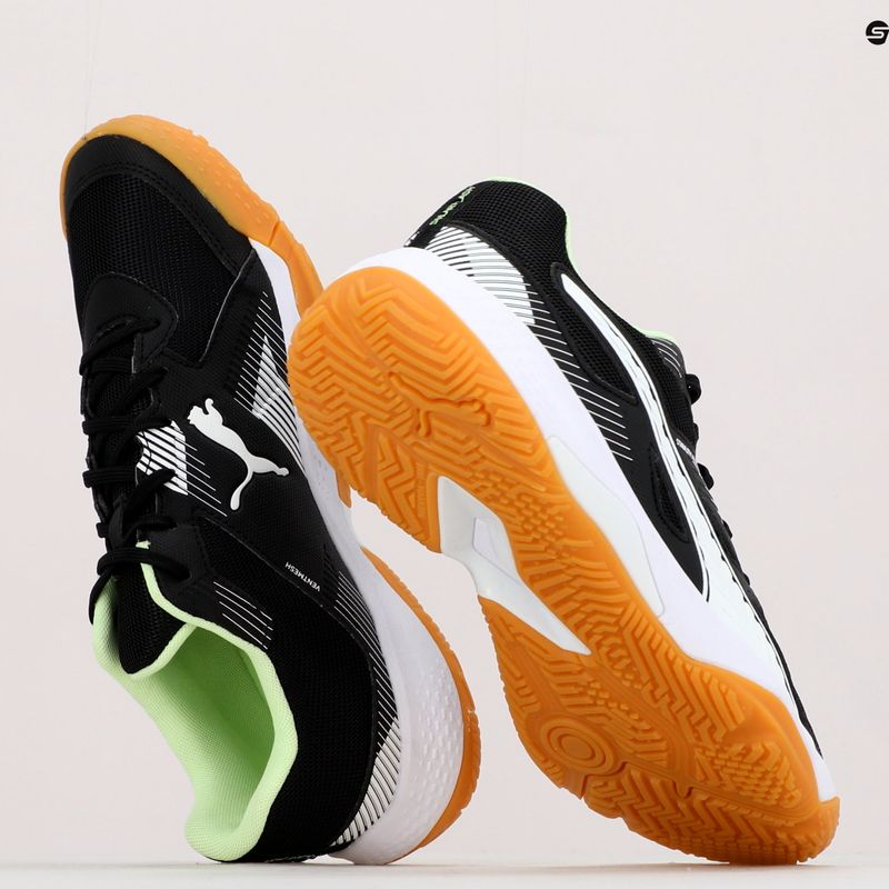 PUMA Solarflash II fekete-fehér röplabda cipő 10688201 10