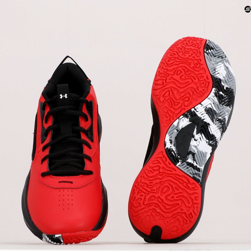 Under Armour Lockdown 6 piros férfi kosárlabda cipő 3025616-600 12