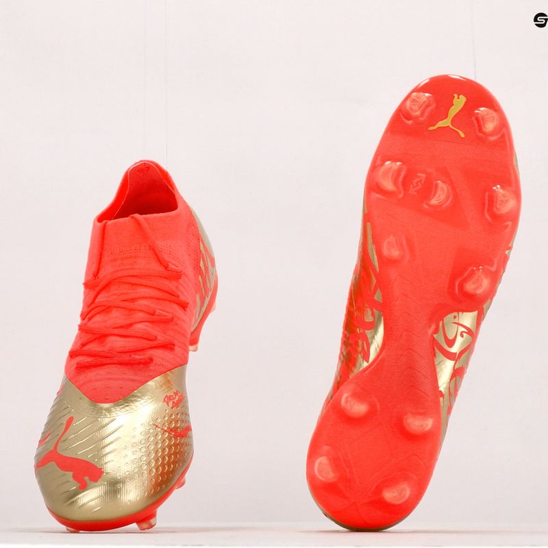 Gyermek focicipő PUMA Future Z 3.4 Neymar Jr. FG/AG narancs/arany 107107 01 13