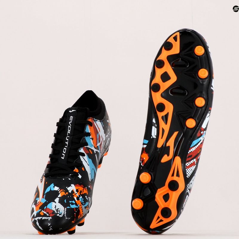 Joma Evolution FG férfi futballcipő fekete/fehér/piros 12