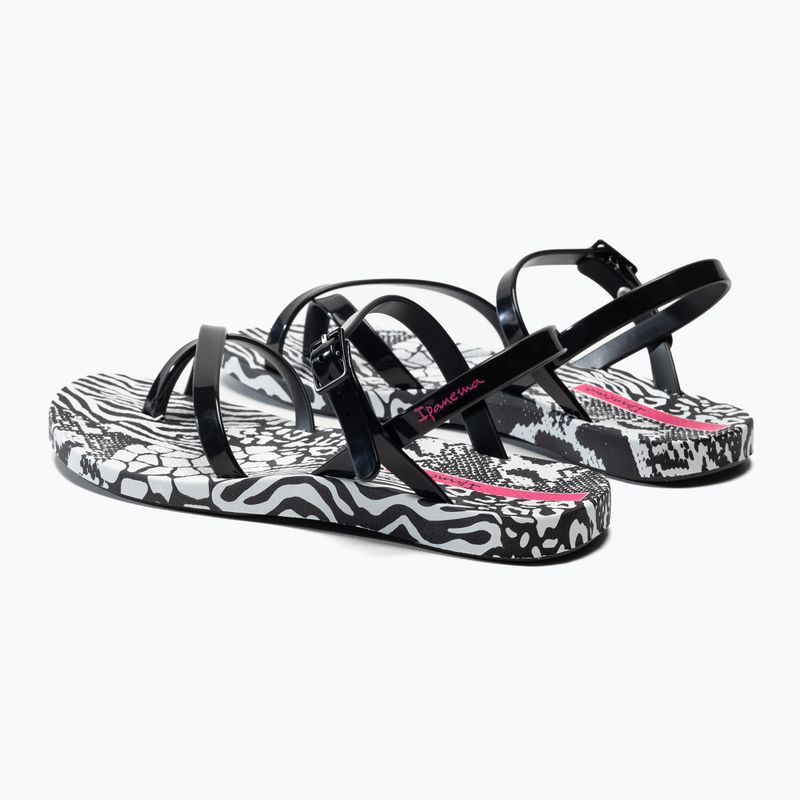 Ipanema Fashion női szandál fekete és fehér 83179-20829 3