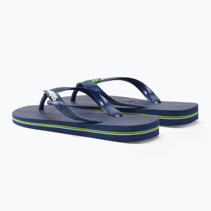 Havaianas Brasil Logo tengerészkék flip flop H4110850 3