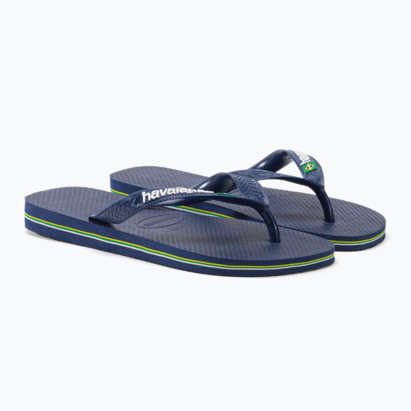Havaianas Brasil Logo tengerészkék flip flop H4110850 5