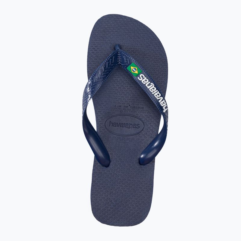 Havaianas Brasil Logo tengerészkék flip flop H4110850 6
