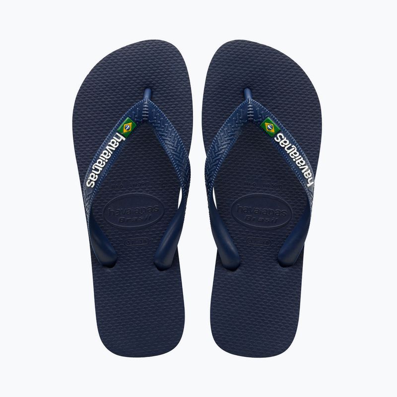 Havaianas Brasil Logo tengerészkék flip flop H4110850 10