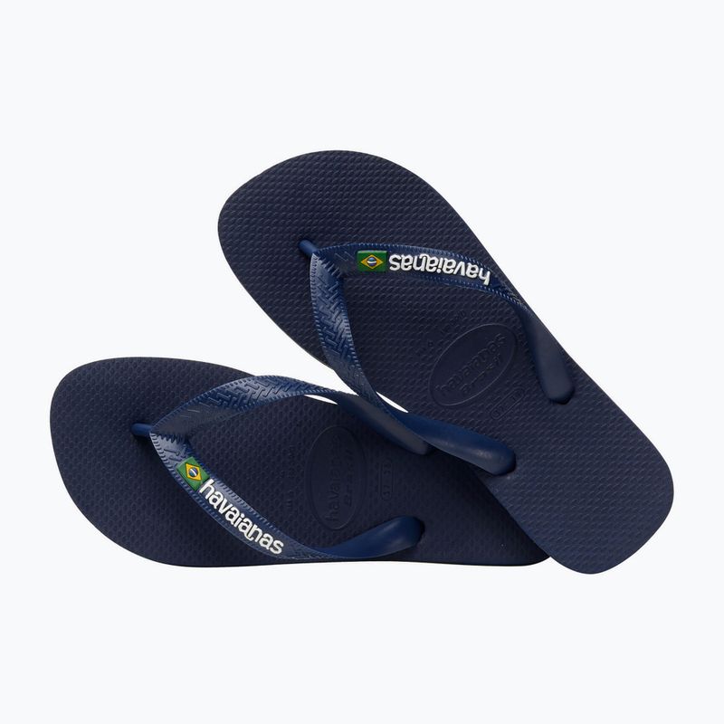 Havaianas Brasil Logo tengerészkék flip flop H4110850 11