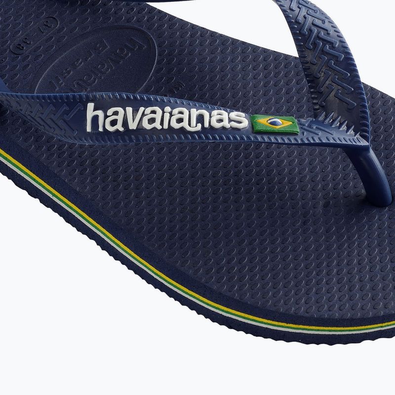 Havaianas Brasil Logo tengerészkék flip flop H4110850 12