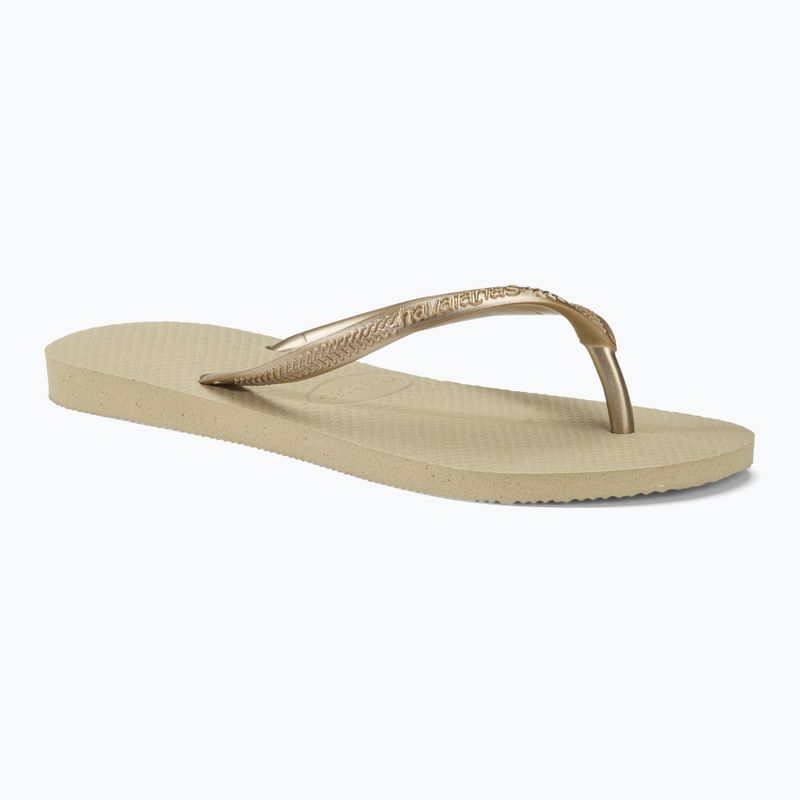 Havaianas Slim sand grey / light golden női flip-flop papucs