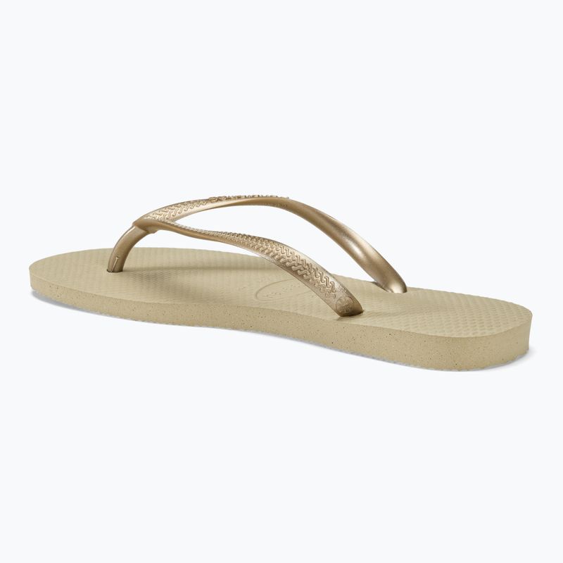 Havaianas Slim sand grey / light golden női flip-flop papucs 3