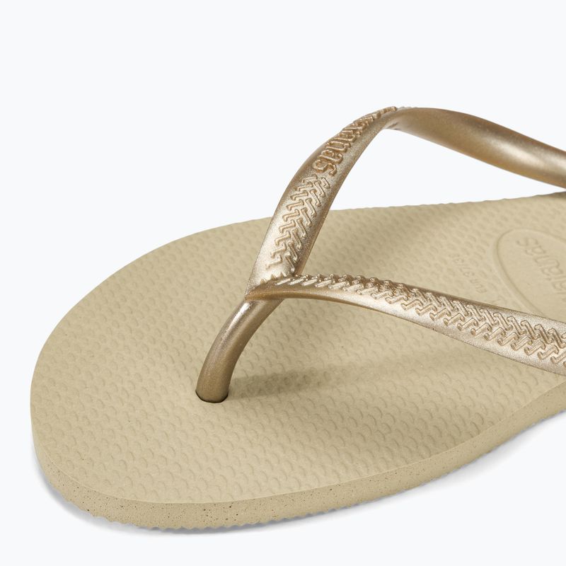 Havaianas Slim sand grey / light golden női flip-flop papucs 7