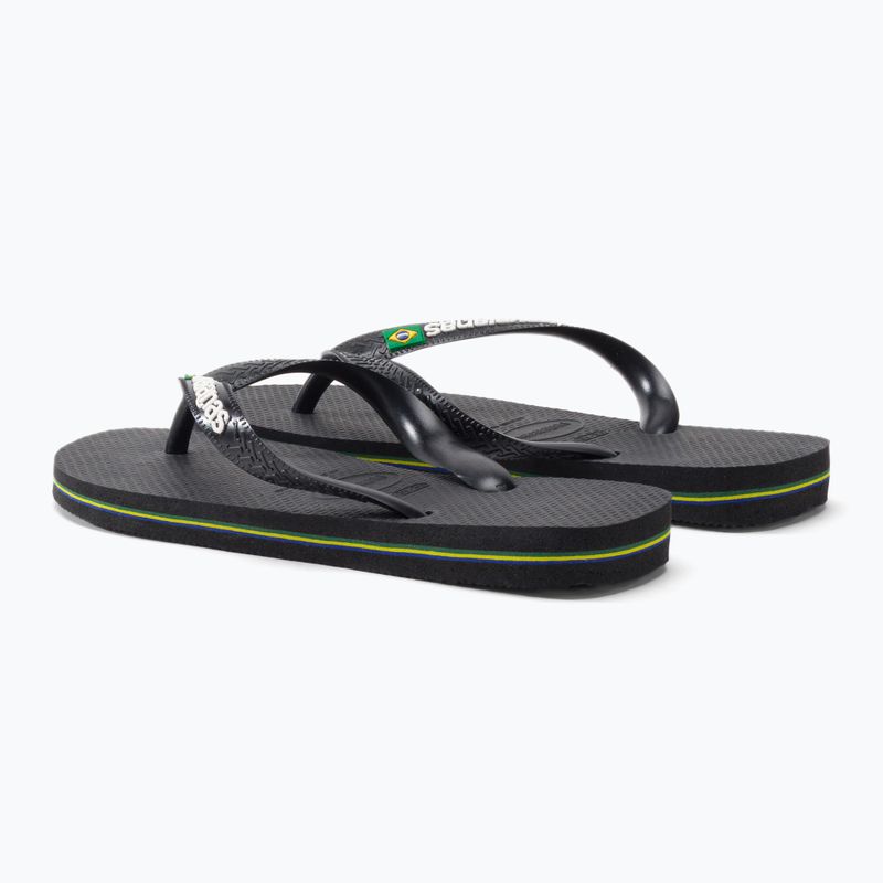 Havaianas Brasil Logo flip flop fekete H4110850 3