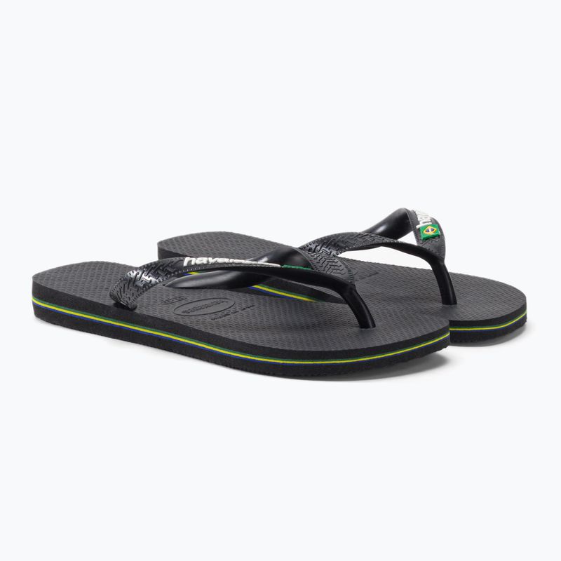 Havaianas Brasil Logo flip flop fekete H4110850 5