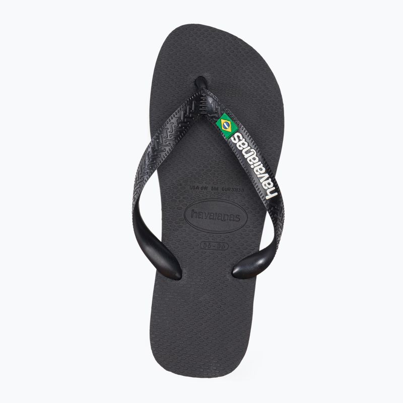 Havaianas Brasil Logo flip flop fekete H4110850 6
