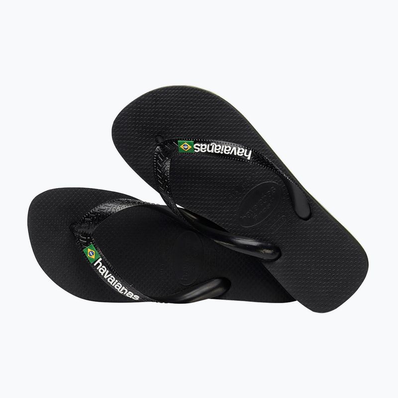 Havaianas Brasil Logo flip flop fekete H4110850 11
