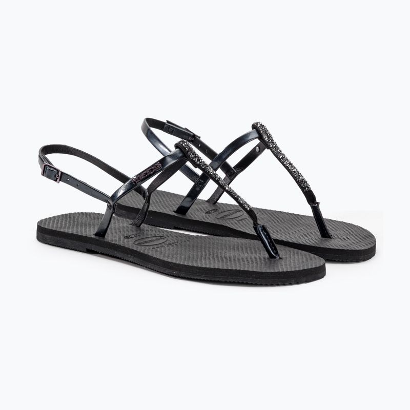 Havaianas You Riviera szandál kristály fekete 4
