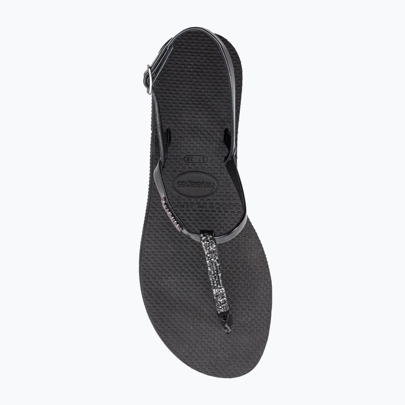 Havaianas You Riviera szandál kristály fekete 6