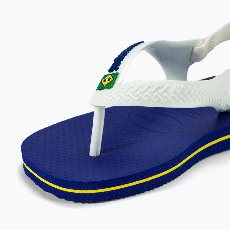 Havaianas Baby Brasil Logo II marine blue gyermek szandál 8