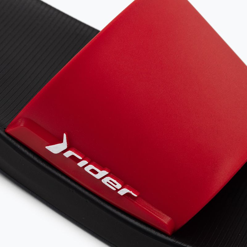 Férfi RIDER Speed Slide Ad flip flop fekete/piros 11766-21246 7