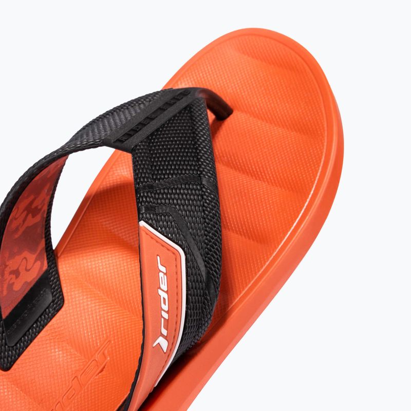 Férfi RIDER Free Mix Thong flip flop piros/fekete flip flopok 12