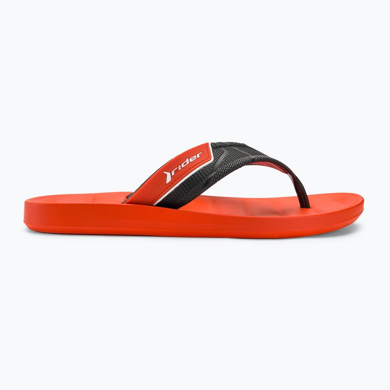 Férfi RIDER Free Mix Thong flip flop piros/fekete flip flopok 2