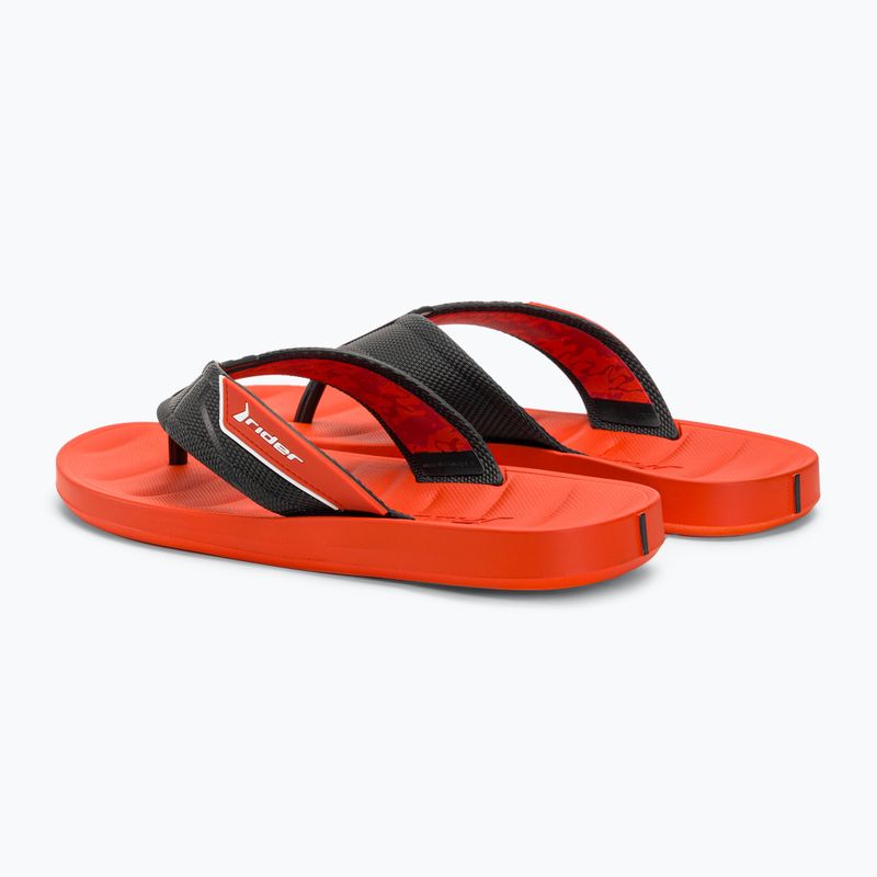 Férfi RIDER Free Mix Thong flip flop piros/fekete flip flopok 3