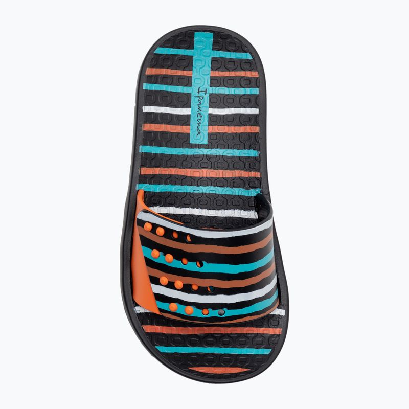 Ipanema gyerek flip flop Unisex csúszda fekete-narancs 83231-23024 6