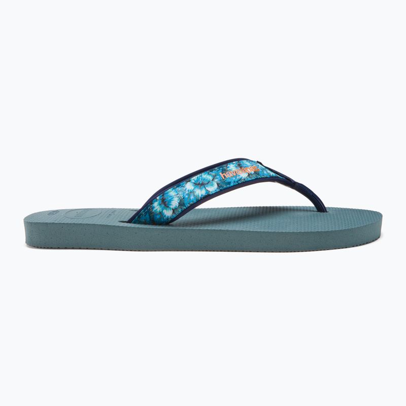 Férfi Havaianas Surf Material ezüst/kék flip flopok 2