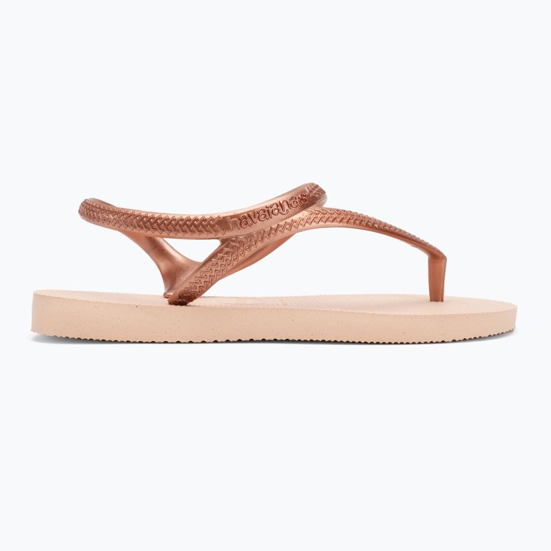 Női Havaianas Flash Urban balett rózsaszín/aranypiros szandálok 2