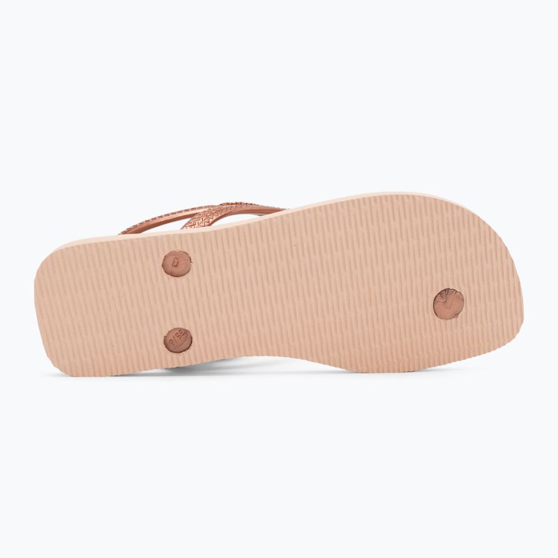 Női Havaianas Flash Urban balett rózsaszín/aranypiros szandálok 4