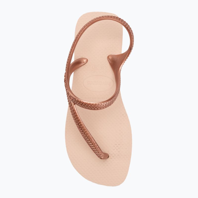 Női Havaianas Flash Urban balett rózsaszín/aranypiros szandálok 5