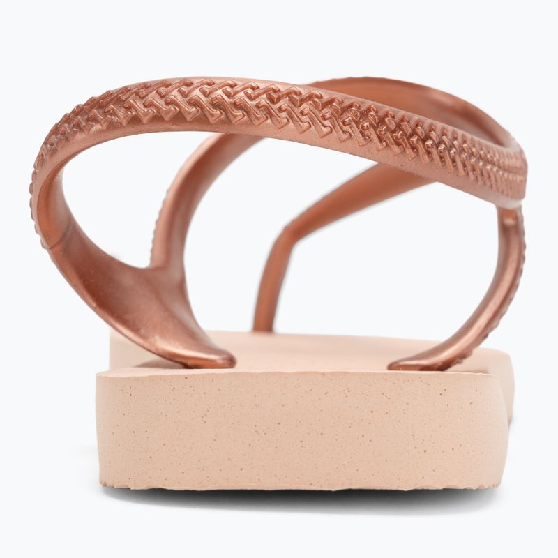 Női Havaianas Flash Urban balett rózsaszín/aranypiros szandálok 6