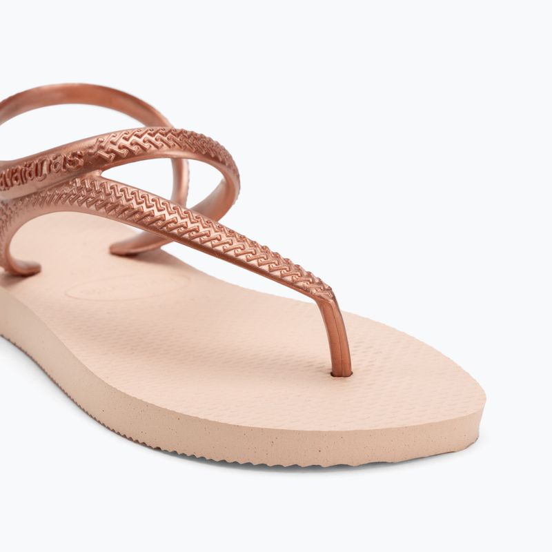 Női Havaianas Flash Urban balett rózsaszín/aranypiros szandálok 7