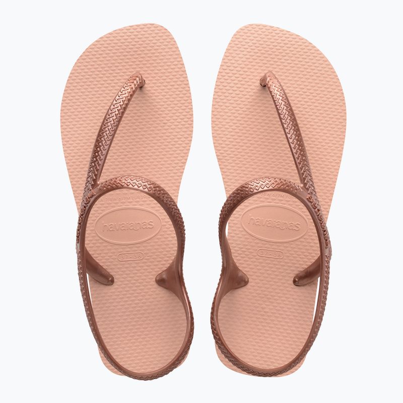 Női Havaianas Flash Urban balett rózsaszín/aranypiros szandálok 3