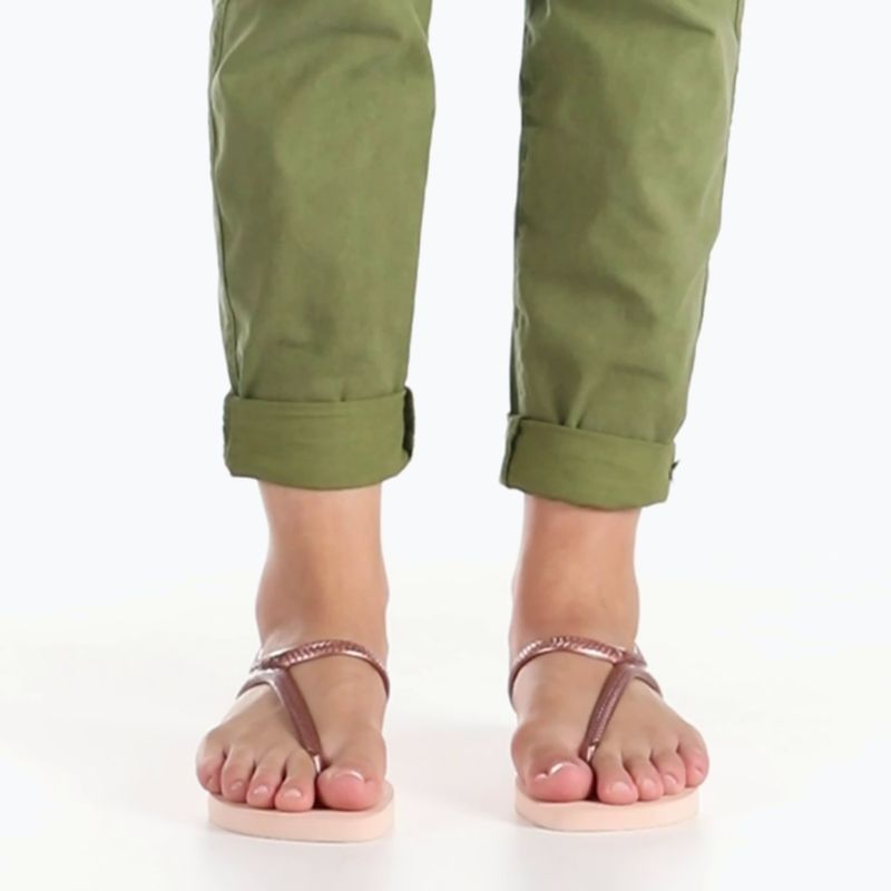 Női Havaianas Flash Urban balett rózsaszín/aranypiros szandálok 6