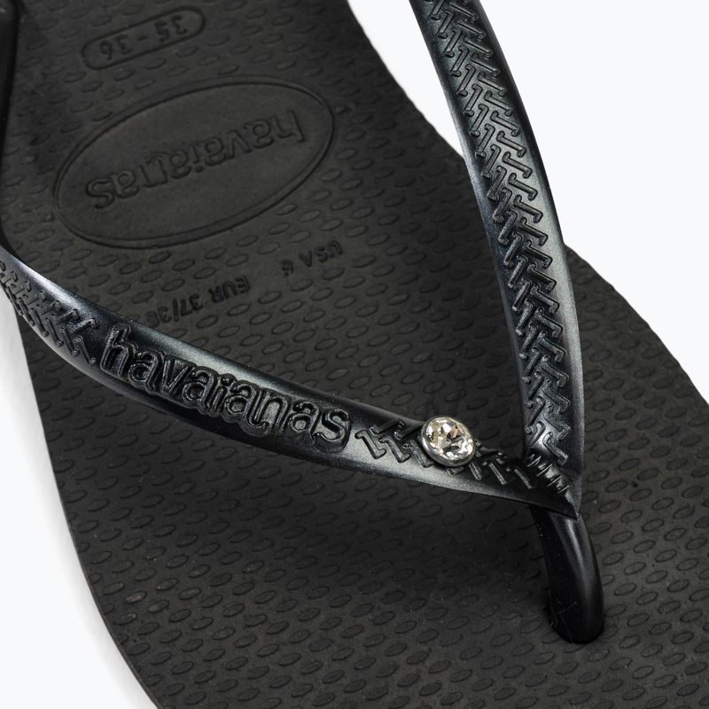 Havaianas Slim Crystal Sw II black női flip-flop papucs 7